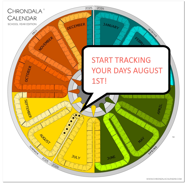 Chrondala Calendar 2026-2027 SCHOOL YEAR EDITION with Sticker Pack ...