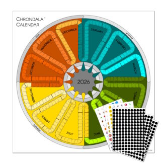 Chrondala Calendar 2026 with Sticker Pack
